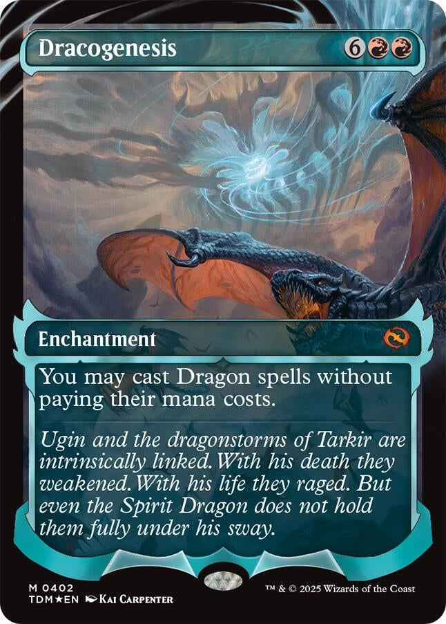 Image for Dracogenesis (0402) (Showcase) (402) [Tarkir: Dragonstorm] - Magic: The Gathering