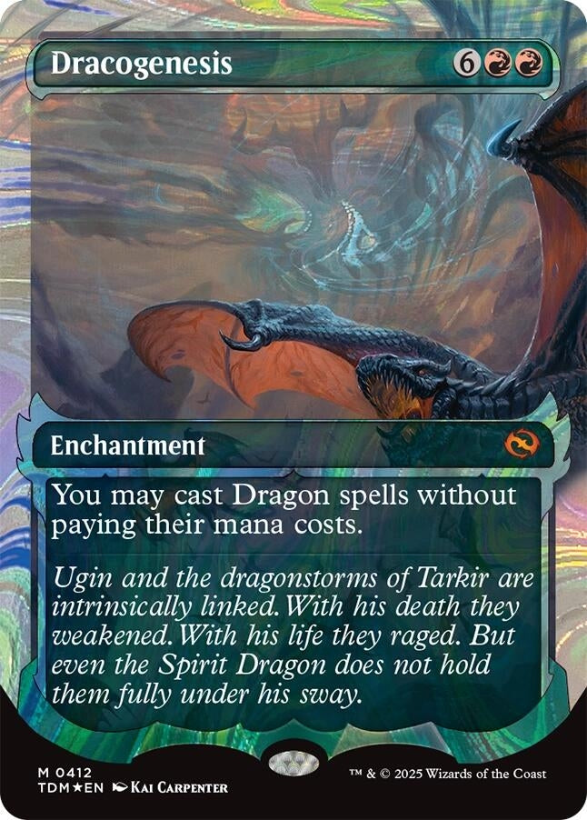 Image for Dracogenesis (0412) (Showcase) (Halo Foil) (412) [Tarkir: Dragonstorm] - Magic: The Gathering