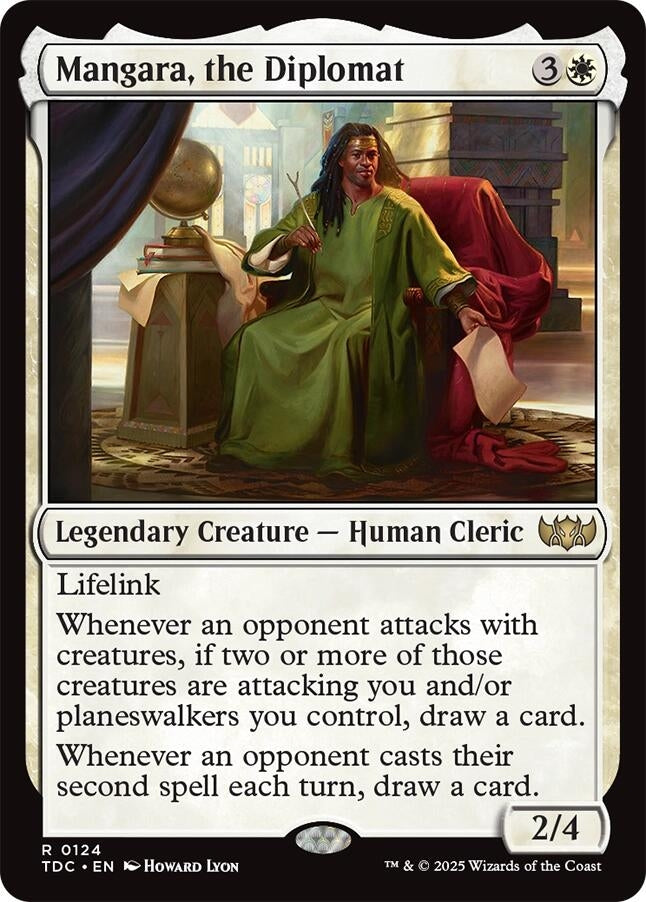 Image for Mangara, the Diplomat (124) [Tarkir: Dragonstorm] - Magic: The Gathering