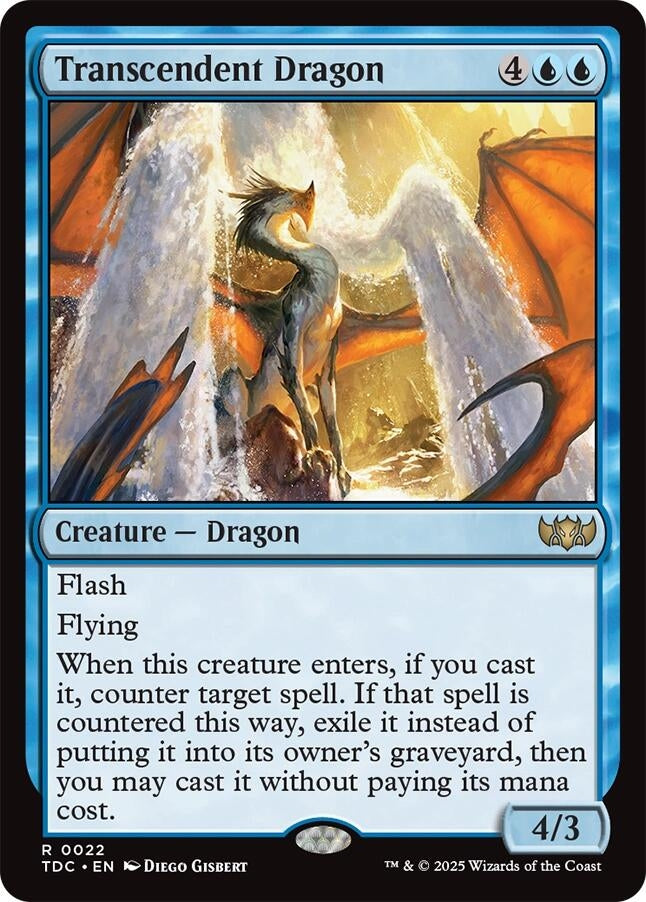 Transcendent Dragon (22) [Commander: Tarkir: Dragonstorm]