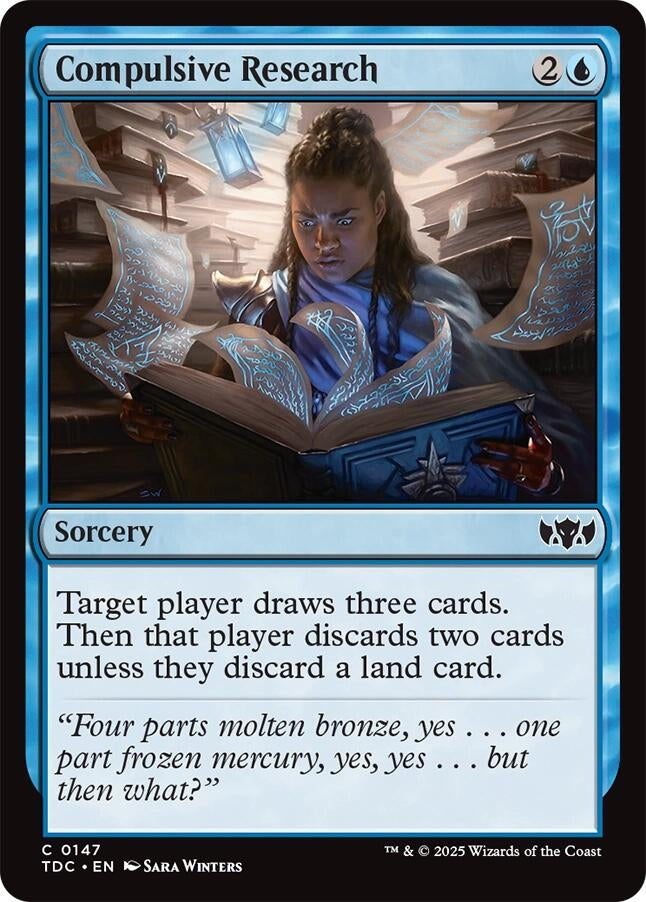 Image for Compulsive Research (147) [Tarkir: Dragonstorm] - Magic: The Gathering