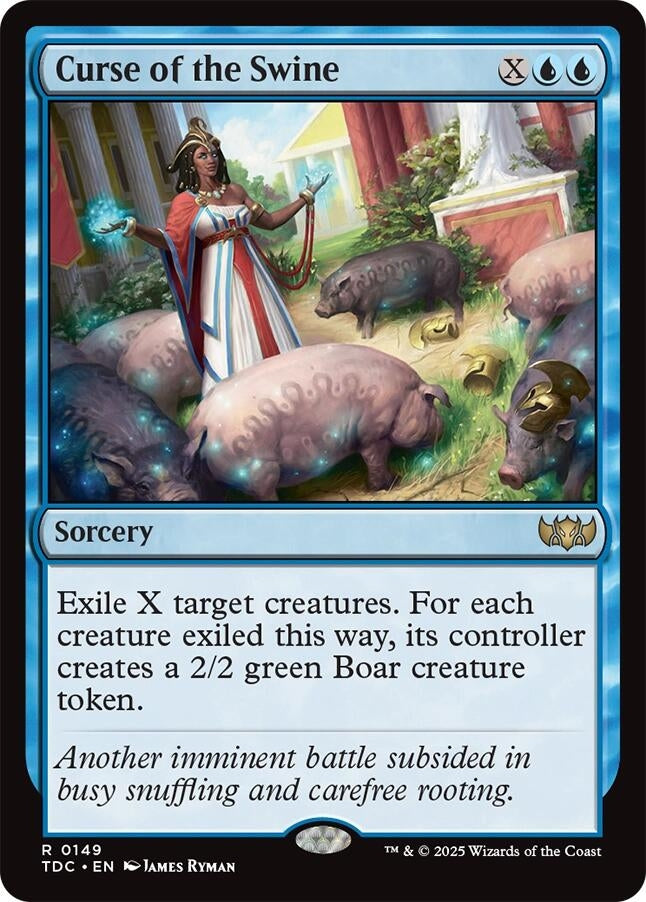 Image for Curse of the Swine (149) [Tarkir: Dragonstorm] - Magic: The Gathering
