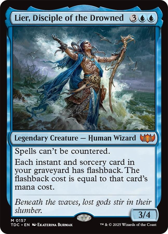 Image for Lier, Disciple of the Drowned (157) [Tarkir: Dragonstorm] - Magic: The Gathering