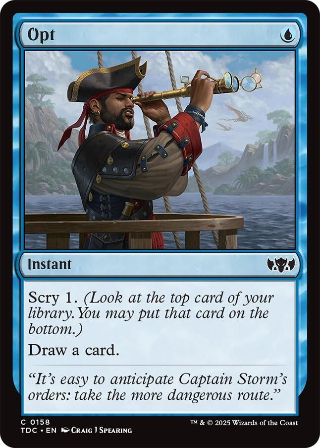 Image for Opt (158) [Tarkir: Dragonstorm] - Magic: The Gathering