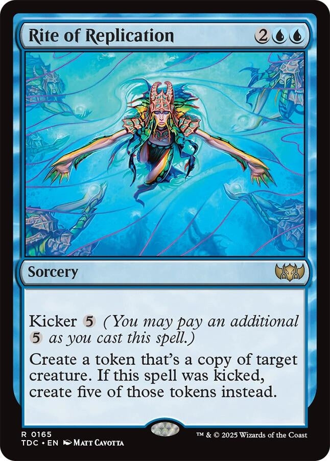 Image for Rite of Replication (165) [Tarkir: Dragonstorm] - Magic: The Gathering