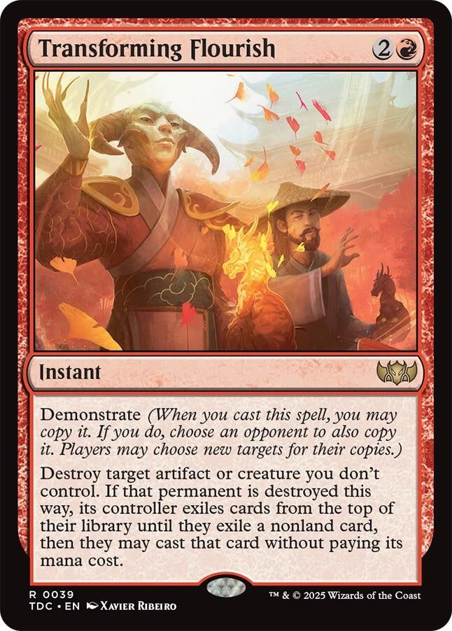Image for Transforming Flourish (39) [Tarkir: Dragonstorm] - Magic: The Gathering