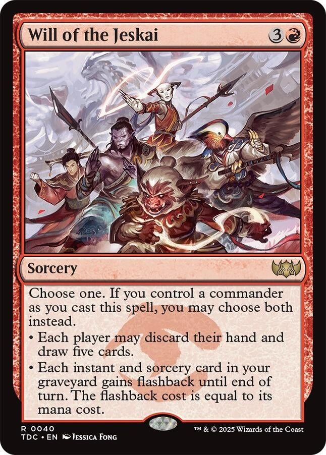 Will of the Jeskai (40) [Commander: Tarkir: Dragonstorm]