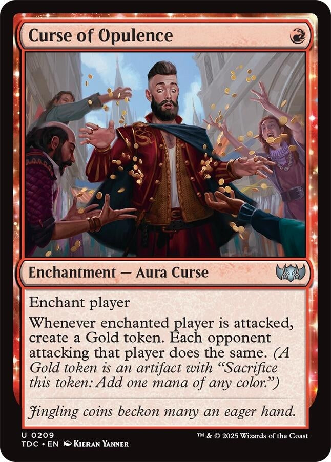 Image for Curse of Opulence (209) [Tarkir: Dragonstorm] - Magic: The Gathering