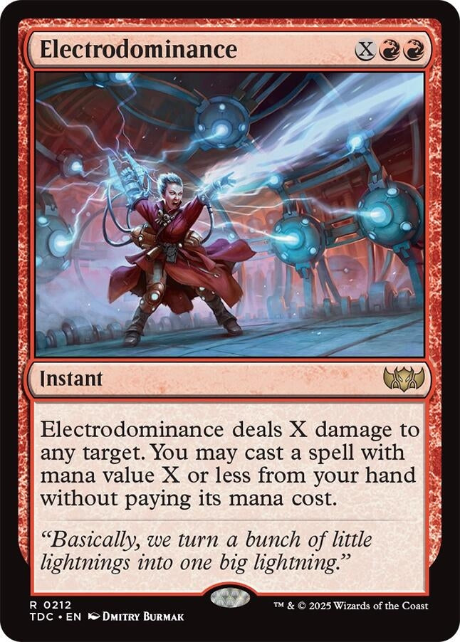 Image for Electrodominance (212) [Tarkir: Dragonstorm] - Magic: The Gathering