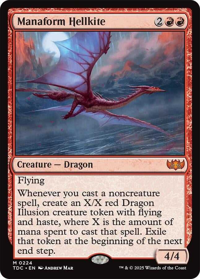 Image for Manaform Hellkite (224) [Tarkir: Dragonstorm] - Magic: The Gathering