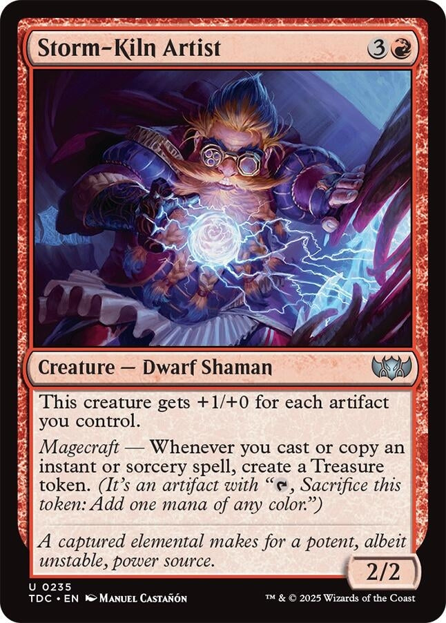 Image for Storm-Kiln Artist (235) [Tarkir: Dragonstorm] - Magic: The Gathering