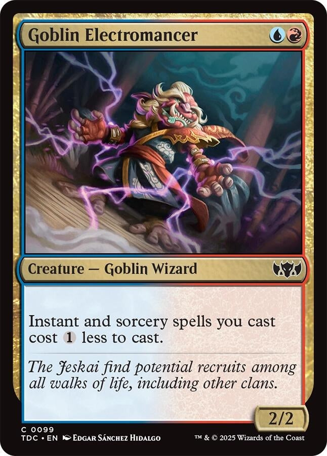 Image for Goblin Electromancer (99) [Tarkir: Dragonstorm] - Magic: The Gathering