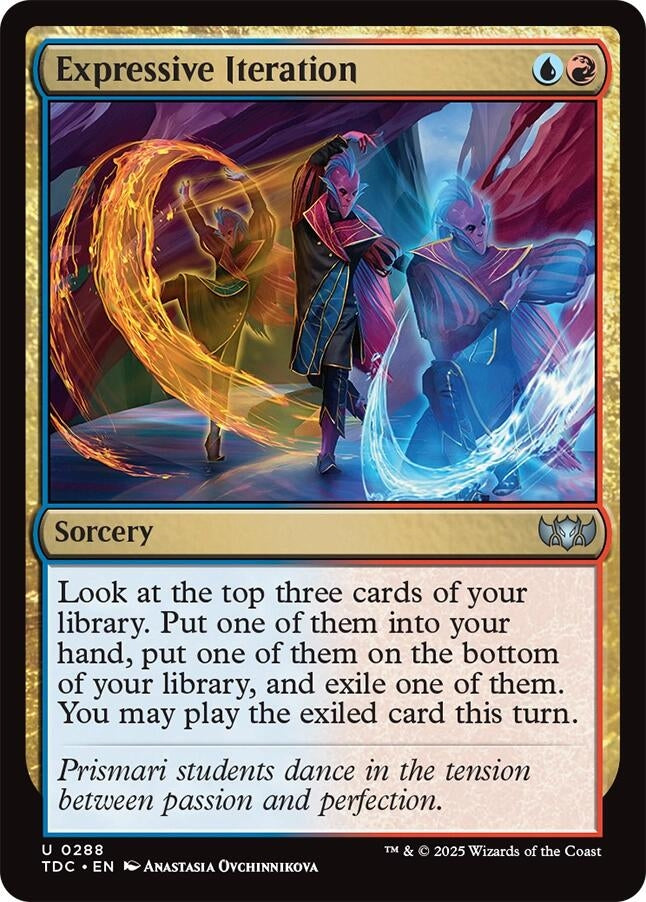 Image for Expressive Iteration (288) [Tarkir: Dragonstorm] - Magic: The Gathering