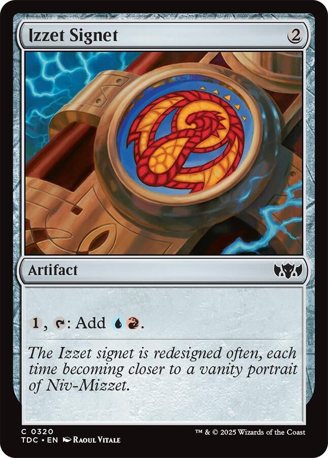Image for Izzet Signet (320) [Tarkir: Dragonstorm] - Magic: The Gathering