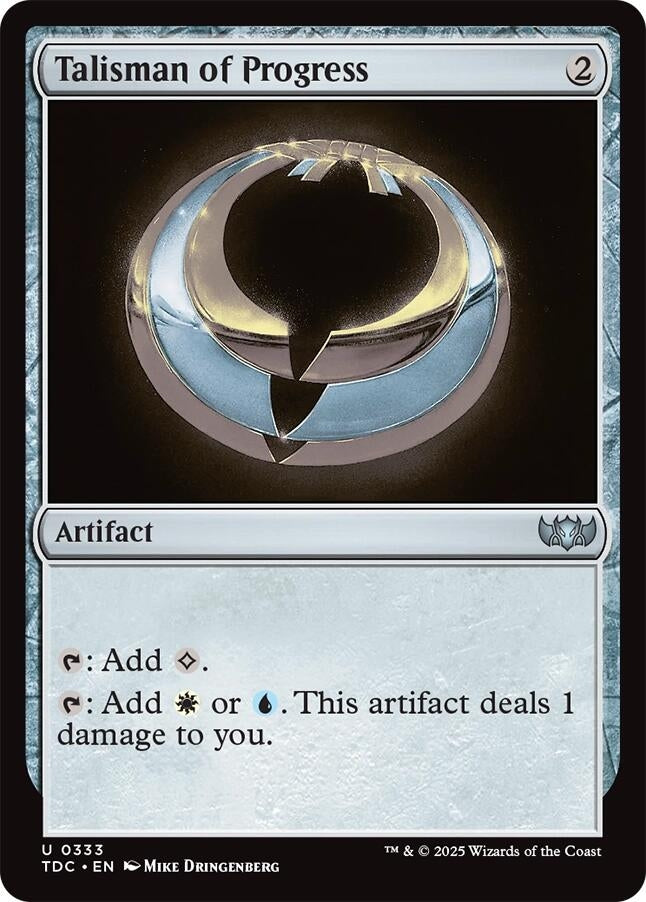 Image for Talisman of Progress (333) [Tarkir: Dragonstorm] - Magic: The Gathering