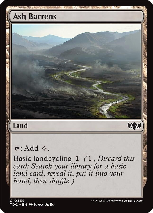 Ash Barrens (339) [Commander: Tarkir: Dragonstorm]