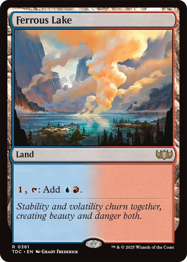 Image for Ferrous Lake (361) [Tarkir: Dragonstorm] - Magic: The Gathering