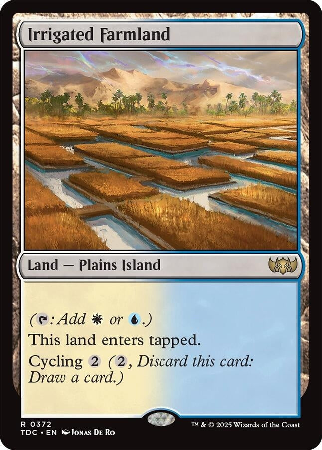 Image for Irrigated Farmland (372) [Tarkir: Dragonstorm] - Magic: The Gathering