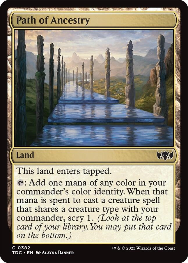 Image for Path of Ancestry (382) [Tarkir: Dragonstorm] - Magic: The Gathering