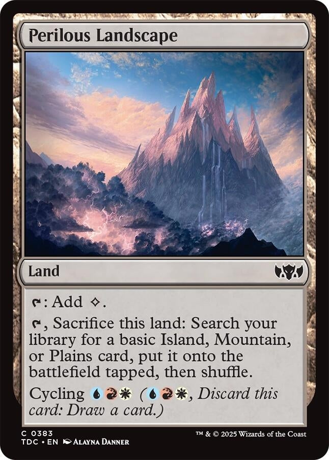 Perilous Landscape (383) [Commander: Tarkir: Dragonstorm]