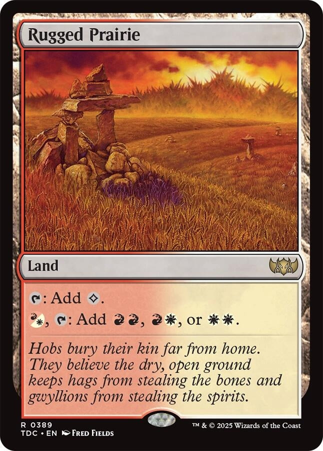 Image for Rugged Prairie (389) [Tarkir: Dragonstorm] - Magic: The Gathering
