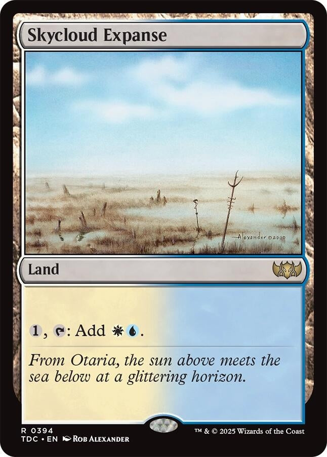 Image for Skycloud Expanse (394) [Tarkir: Dragonstorm] - Magic: The Gathering
