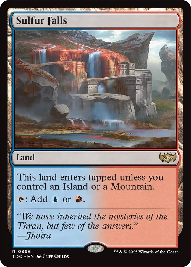 Image for Sulfur Falls (396) [Tarkir: Dragonstorm] - Magic: The Gathering