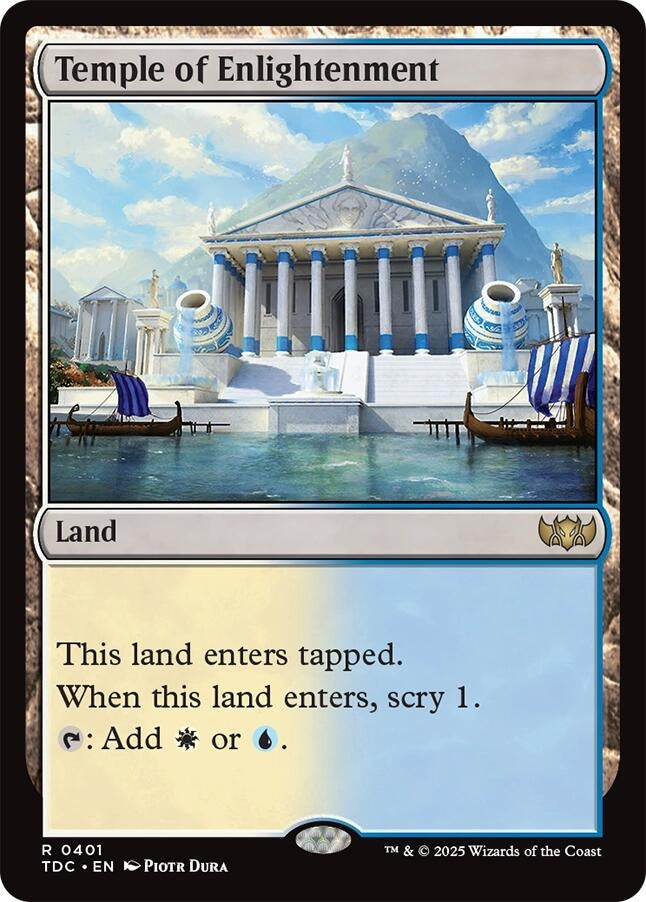 Image for Temple of Enlightenment (401) [Tarkir: Dragonstorm] - Magic: The Gathering