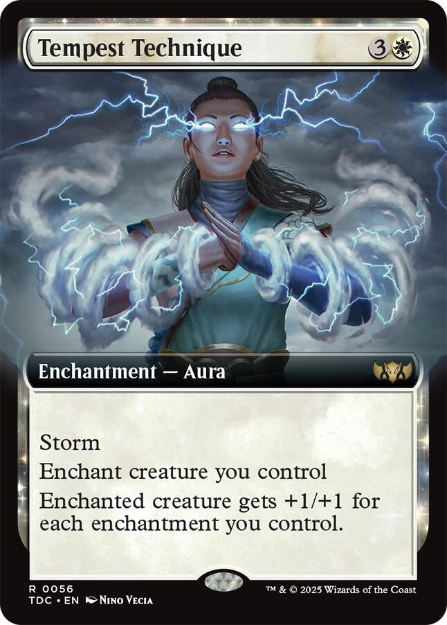 Image for Tempest Technique (Extended Art) (56) [Tarkir: Dragonstorm] - Magic: The Gathering