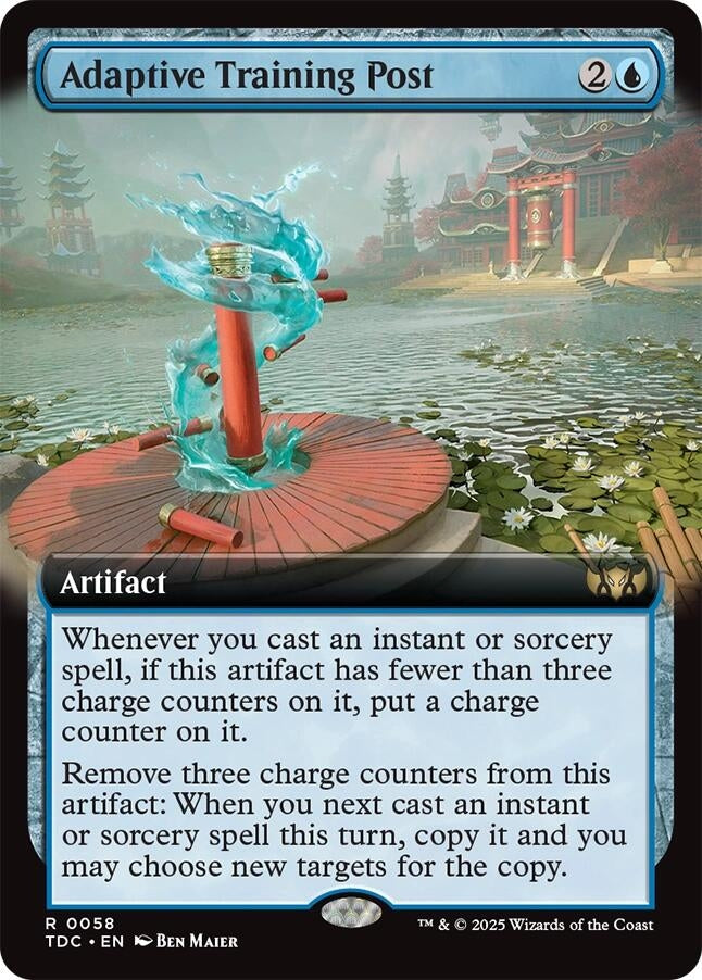 Image for Adaptive Training Post (Extended Art) (58) [Tarkir: Dragonstorm] - Magic: The Gathering