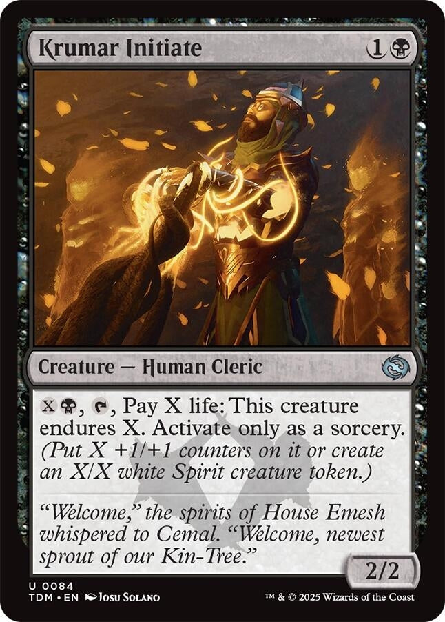 Image for Krumar Initiate (84) [Tarkir: Dragonstorm] - Magic: The Gathering