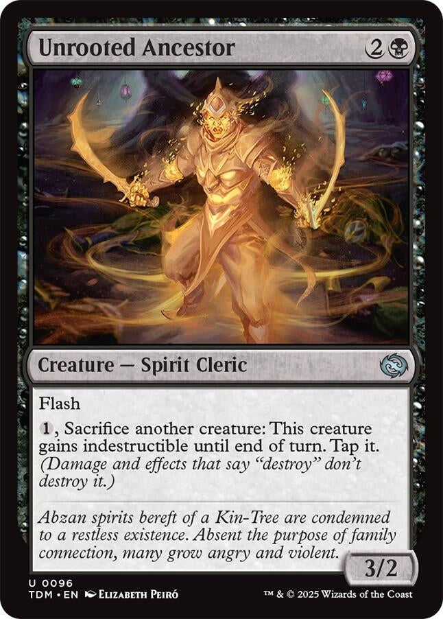 Image for Unrooted Ancestor (96) [Tarkir: Dragonstorm] - Magic: The Gathering