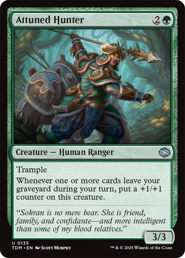 Image for Attuned Hunter (135) [Tarkir: Dragonstorm] - Magic: The Gathering