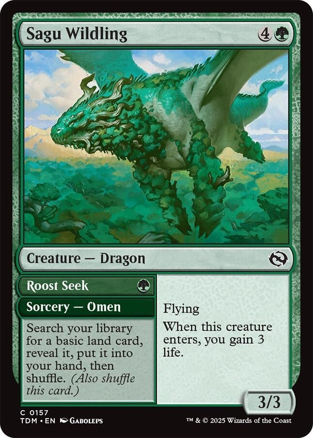 Image for Sagu Wildling (157) [Tarkir: Dragonstorm] - Magic: The Gathering