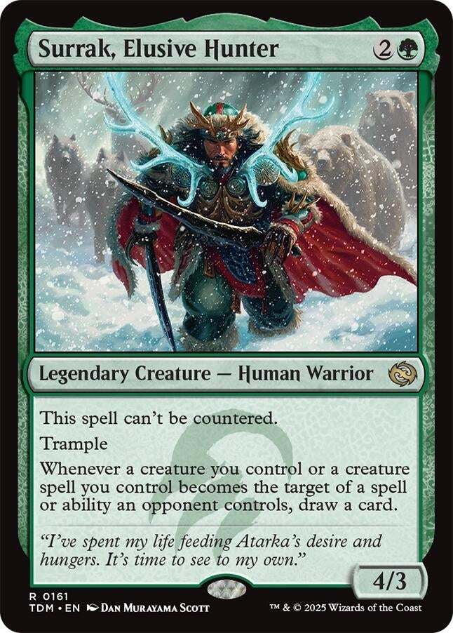 Image for Surrak, Elusive Hunter (161) [Tarkir: Dragonstorm] - Magic: The Gathering