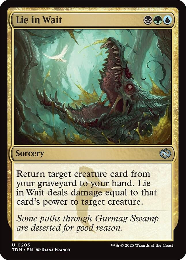 Image for Lie in Wait (203) [Tarkir: Dragonstorm] - Magic: The Gathering