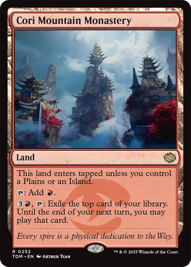 Image for Cori Mountain Monastery (252) [Tarkir: Dragonstorm] - Magic: The Gathering