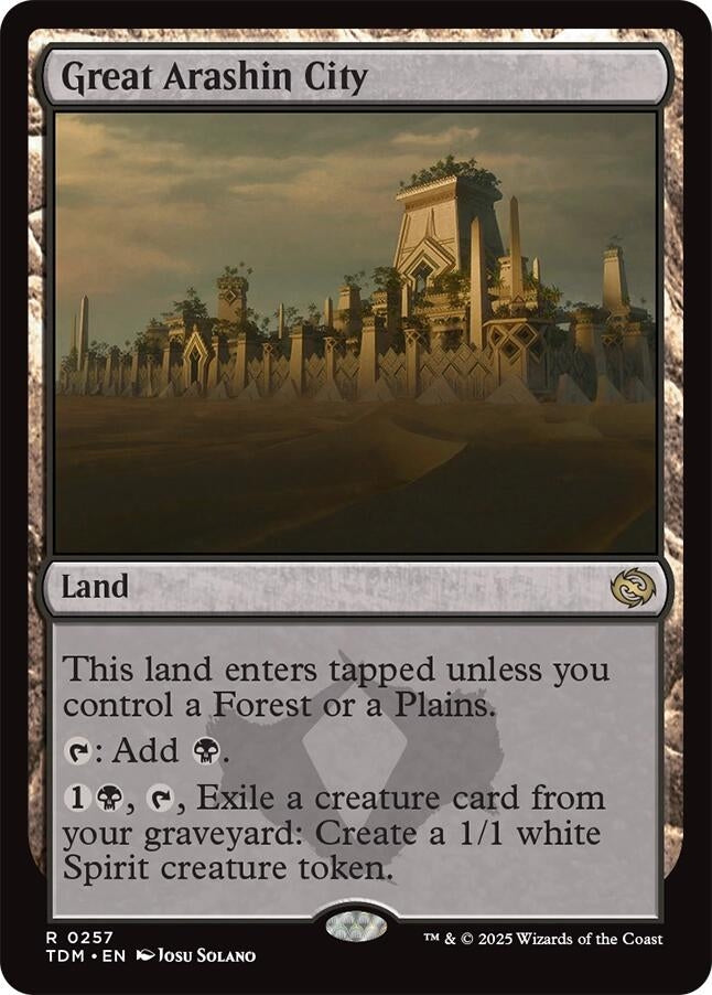 Image for Great Arashin City (257) [Tarkir: Dragonstorm] - Magic: The Gathering