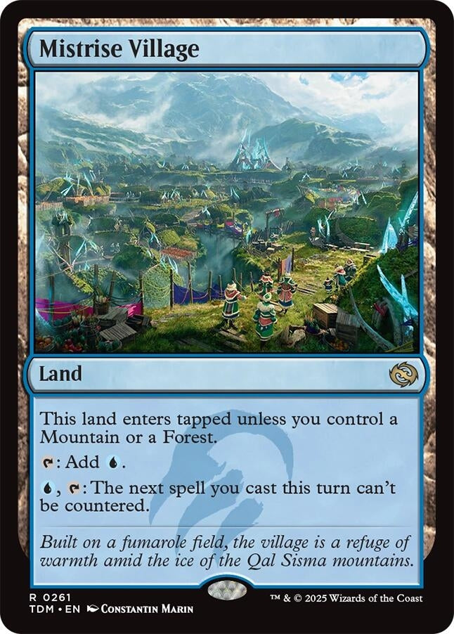 Image for Mistrise Village (261) [Tarkir: Dragonstorm] - Magic: The Gathering