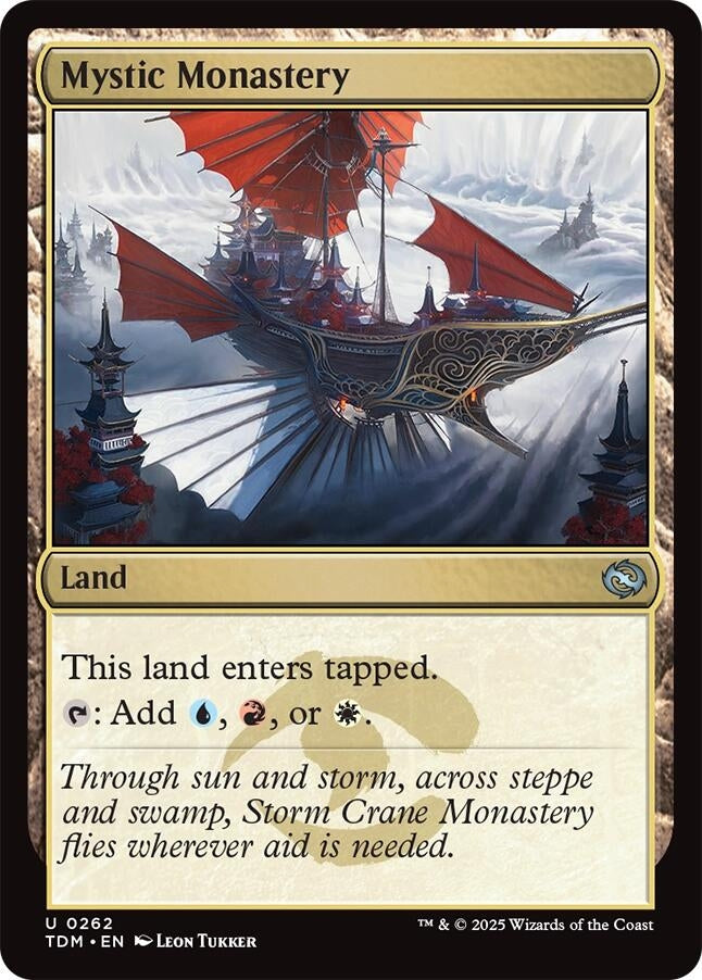 Image for Mystic Monastery (262) [Tarkir: Dragonstorm] - Magic: The Gathering