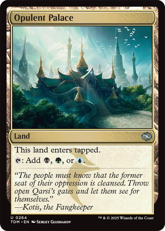 Image for Opulent Palace (264) [Tarkir: Dragonstorm] - Magic: The Gathering
