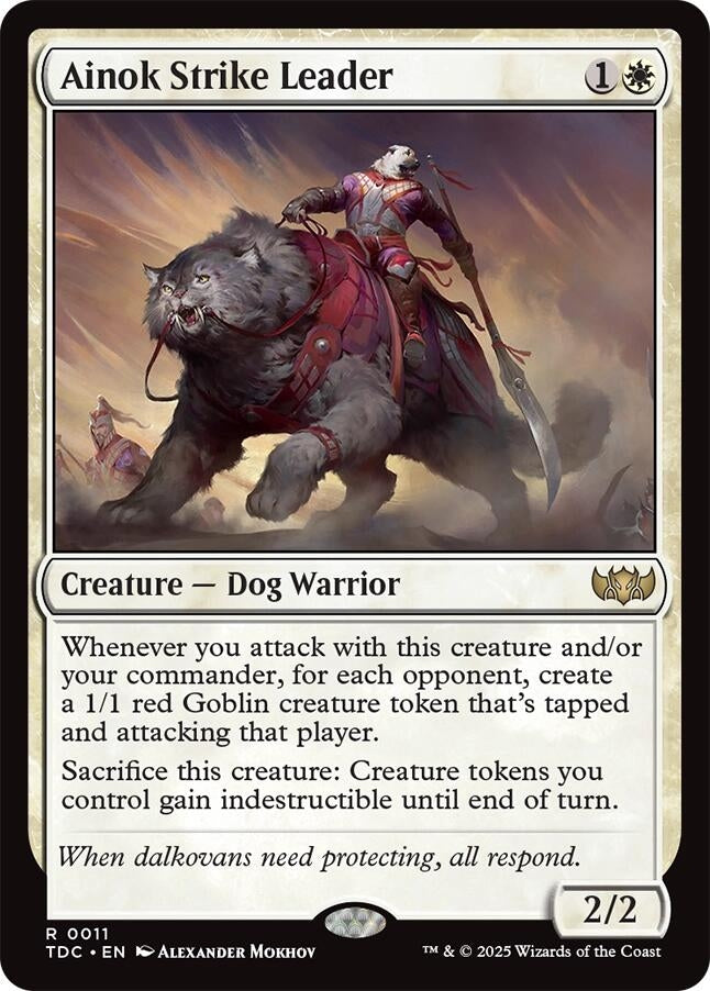 Image for Ainok Strike Leader (11) [Tarkir: Dragonstorm] - Magic: The Gathering