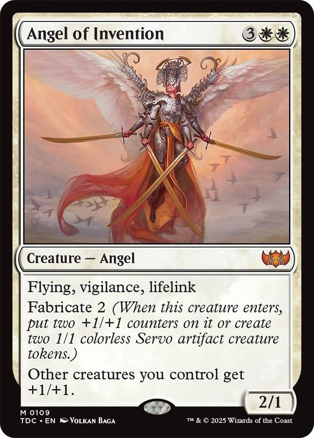 Image for Angel of Invention (109) [Tarkir: Dragonstorm] - Magic: The Gathering