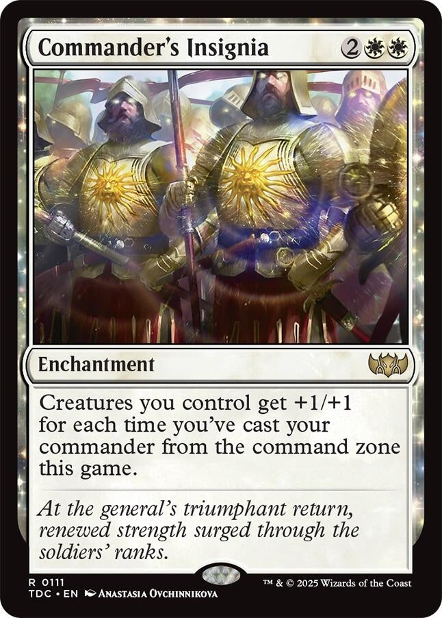Image for Commander's Insignia (111) [Tarkir: Dragonstorm] - Magic: The Gathering