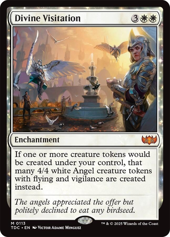 Image for Divine Visitation (113) [Tarkir: Dragonstorm] - Magic: The Gathering