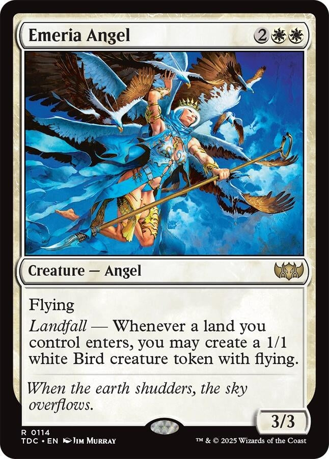 Image for Emeria Angel (114) [Tarkir: Dragonstorm] - Magic: The Gathering