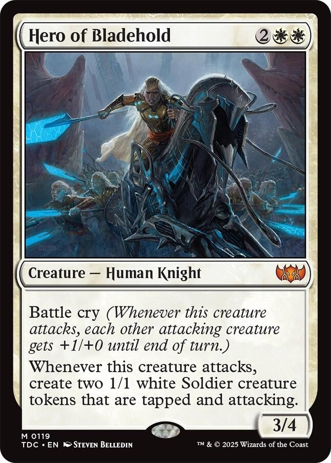 Image for Hero of Bladehold (119) [Tarkir: Dragonstorm] - Magic: The Gathering