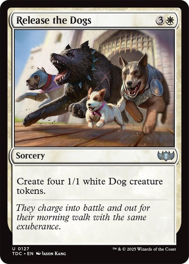 Image for Release the Dogs (127) [Tarkir: Dragonstorm] - Magic: The Gathering