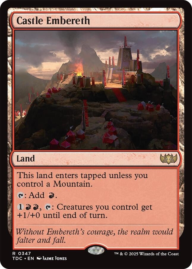 Image for Castle Embereth (347) [Tarkir: Dragonstorm] - Magic: The Gathering