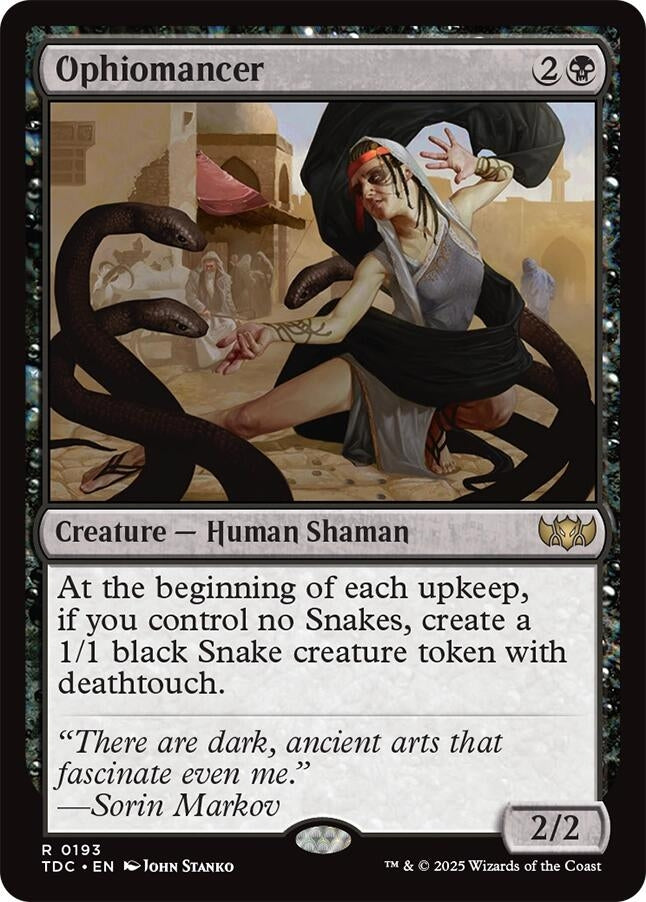 Image for Ophiomancer (193) [Tarkir: Dragonstorm] - Magic: The Gathering